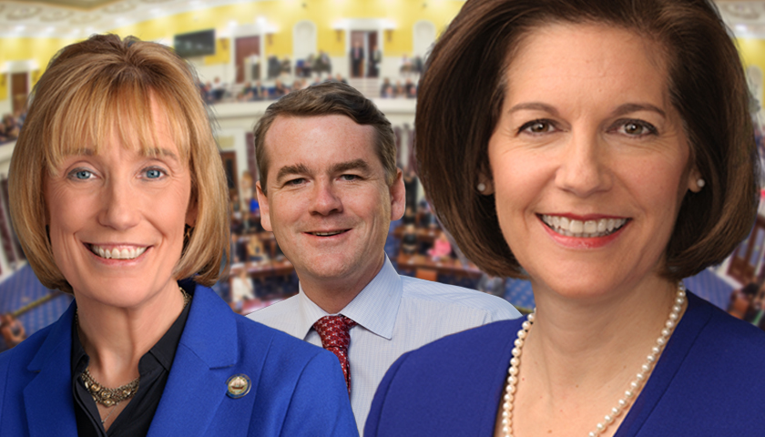 Maggie Hassan, Michael Bennet and Catherine Cortez