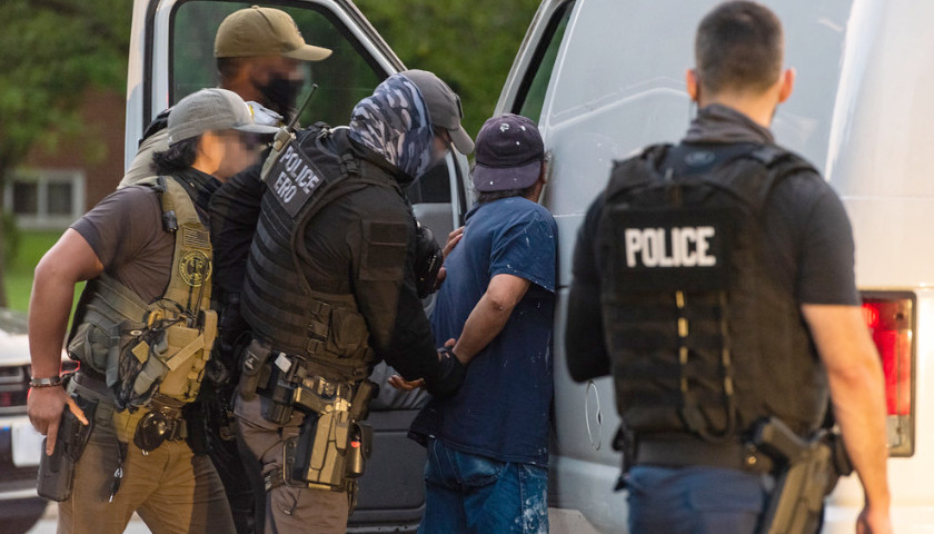 CBP Handcuffs Arrest