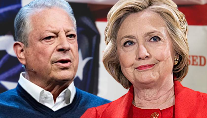 Al Gore and Hillary Clinton (composite image)